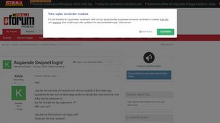 
                            4. Angående Swipnet login! - Webbutveckling - övrigt - Eforum