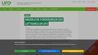 
                            13. Angebliche Forderungen der Lufthansa an UFO