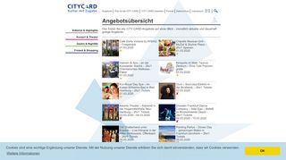 
                            2. Angebote - CITY CARD Online