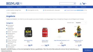 
                            7. Angebote für Sportnahrung und Supplements? » Bodylab24