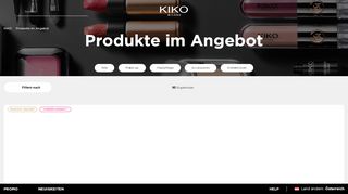 
                            5. Angebote KIKO MILANO: entdecken Sie alle Produkte zu reduzierten ...