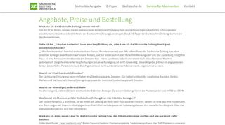 
                            4. Angebote, Preise und Bestellung - Sächsische Zeitung - abo-sz.de