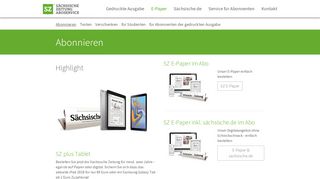 
                            6. Angebote SZ E-Paper - abo-sz.de