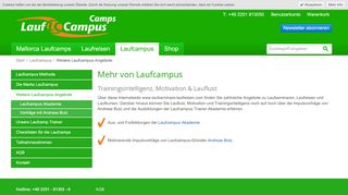 
                            11. Angebote und Leistungen von Laufcampus