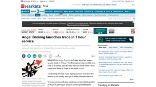 
                            12. Angel Broking: Angel Broking launches trade in 1 hour service - The ...