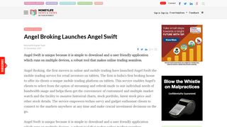 
                            9. Angel Broking Launches Angel Swift - Moneylife