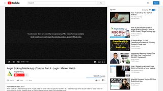
                            8. Angel Broking Mobile App | Tutorial Part 9 - Login - Market ...
