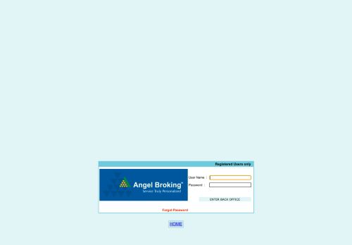 
                            3. Angel Broking Pvt Ltd - USER'S LOGIN