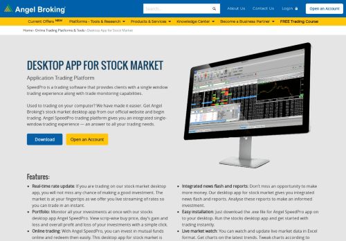 
                            2. Angel SpeedPro: Online Share Trading Application-Download Now
