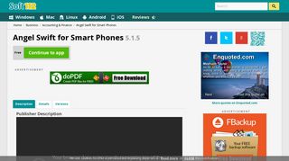
                            6. Angel Swift for Smart Phones 5.1.5 Free Download