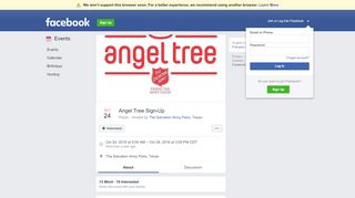 
                            5. Angel Tree Sign-Up - Facebook