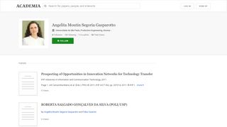 
                            10. Angelita Moutin Segoria Gasparotto | Universidade de São Paulo ...