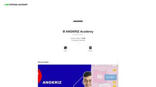 
                            7. ANGKRIZ Academy Account Page | LINE