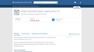 
                            10. Anglo Anywhere Ipass registry key - <no manufacturer> Software ...