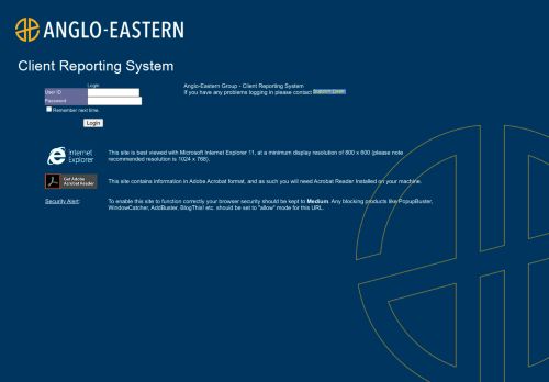 
                            6. Anglo Eastern Group - Client Reporting System