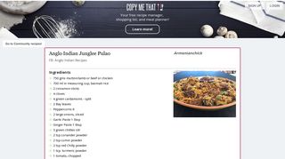 
                            11. Anglo Indian Junglee Pulao | Armenianchick | Copy Me That
