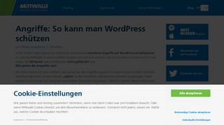 
                            9. Angriffe: So schützt man WordPress - Mittwald