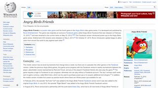 
                            9. Angry Birds Friends - Wikipedia