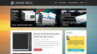 
                            2. Angry Frog – – PHP Login Script, themes and news