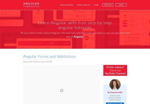 
                            2. Angular 5 Forms and Validations | Angular Templates