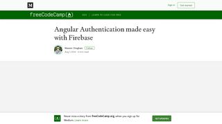 
                            12. Angular Authentication made easy with Firebase – ...