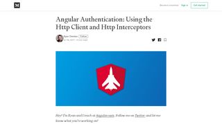 
                            2. Angular Authentication: Using the Http Client and Http Interceptors