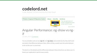 
                            6. Angular Performance: ng-show vs ng-if - codelord.net