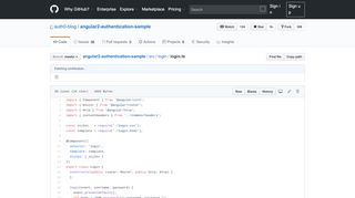 
                            8. angular2-authentication-sample/login.ts at master · auth0-blog ...