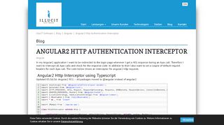 
                            5. Angular2 Http Authentication Interceptor - illucIT Software GmbH