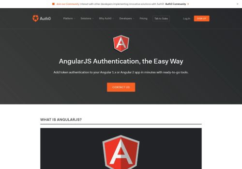 
                            3. AngularJS Authentication, the Easy Way - Auth0