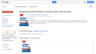 
                            9. AngularJS for .NET Developers in 24 Hours, Sams Teach Yourself