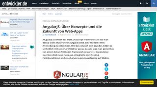 
                            7. AngularJS-Interview | entwickler.de