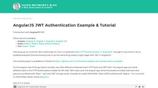 
                            6. AngularJS JWT Authentication Example & Tutorial | Jason Watmore's ...