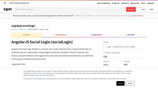 
                            3. angularjs-social-login - npm