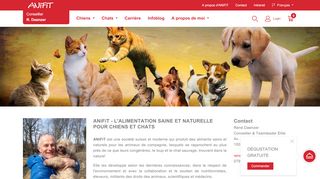 
                            7. ANiFiT - Nourriture saine et naturelle pour chiens et chats - ACCUEIL