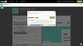 
                            7. Animaker - Login | Outils web 2.0 | Scoop.it