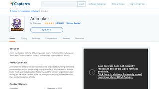
                            10. Animaker Reviews and Pricing - 2019 - Capterra