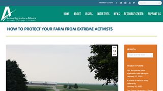 
                            8. Animal Agriculture Alliance :: Protect