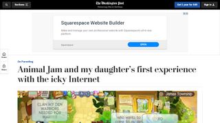 
                            11. Animal Jam and my daughter's first experience with the icky Internet ...