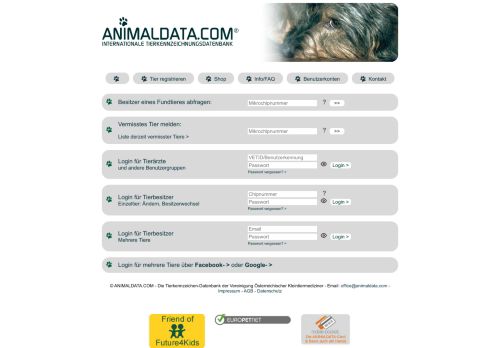 
                            9. Animaldata