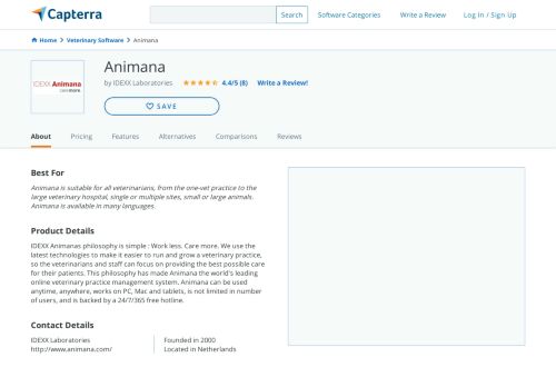 
                            9. Animana Reviews and Pricing - 2019 - Capterra