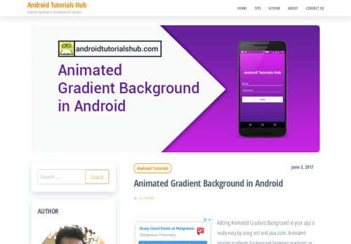 
                            4. Animated Gradient Background in Android - Android Tutorials Hub