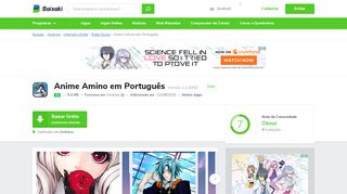 
                            8. Anime Amino em Português Download - Baixaki