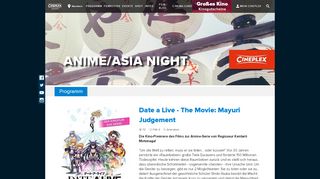 
                            8. Anime / Asia Movies - Cineplex Mannheim