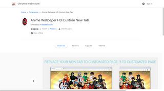 
                            5. Anime HD Wallpapers New Tab Themes - Google Chrome