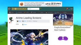 
                            9. Anime Loading Screens - GUI Mod by SngLol - Trove