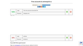 
                            10. animespirit.ru - free accounts, logins and passwords