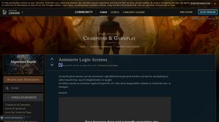 
                            4. Animierte Login-Screens - EUW boards - League of Legends