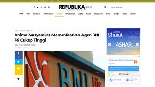 
                            8. Animo Masyarakat Memanfaatkan Agen BNI 46 Cukup Tinggi ...