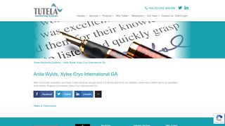 
                            6. Anita Wylds, Xytex Cryo International GA - Tutela Monitoring Systems